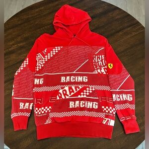 Puma x Scuderia Ferrari Men’s Graphic Hoodie-Size Medium